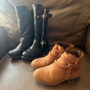Toddler girl boots bundle